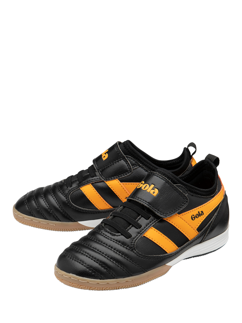 Product image 3 of 6, which shows Galo Kids' Ceptor TX Quilted Trainers, Black/Yellow, 8 Jnr