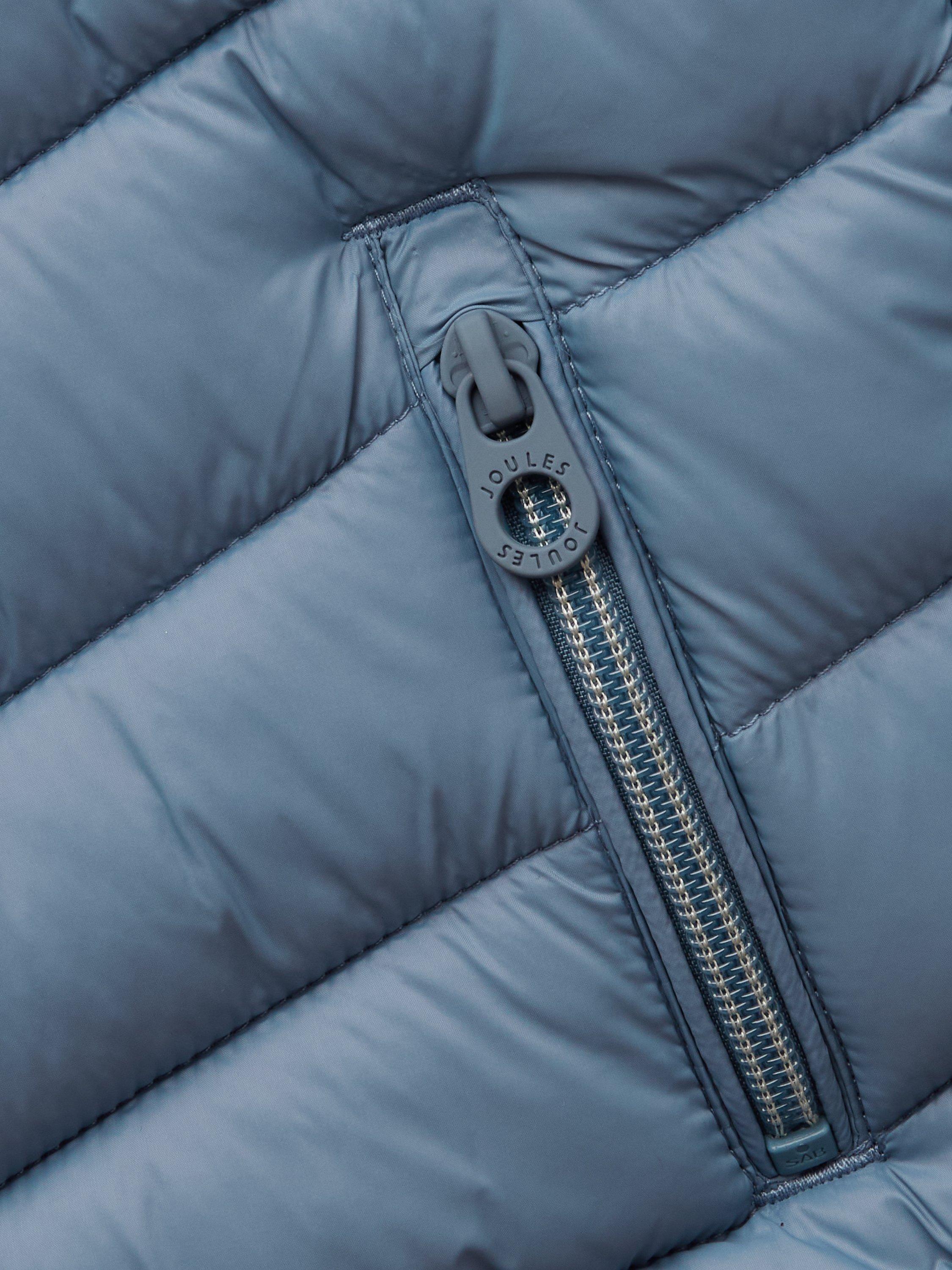 Product image 3 of 5, which shows Joules Kids' Carin Puffer Coat, Blue, 1-2 years