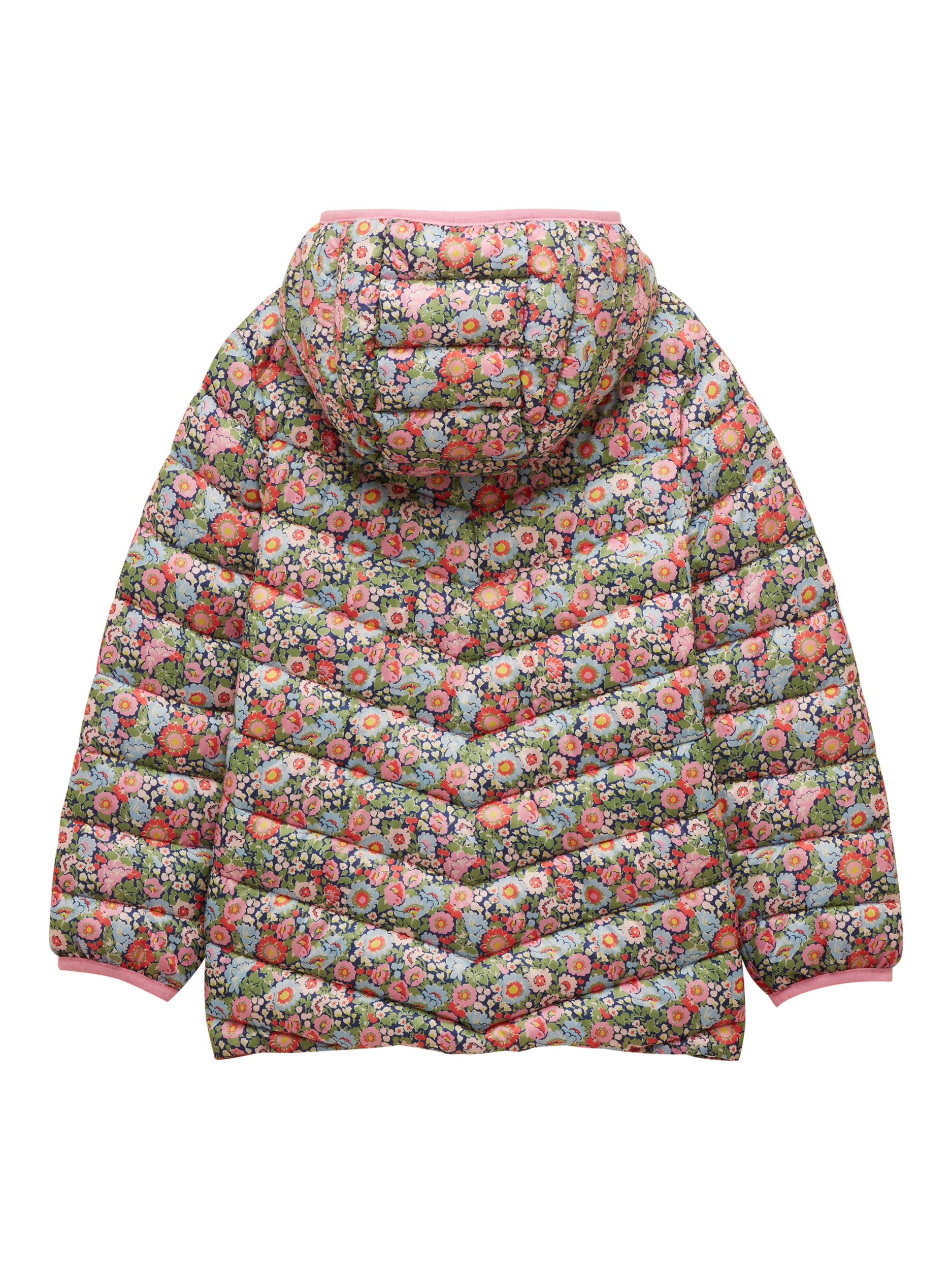 Product image 4 of 4, which shows Joules Kids' Carin Ditsy Print Padded Jacket, Multi, 11-12 years