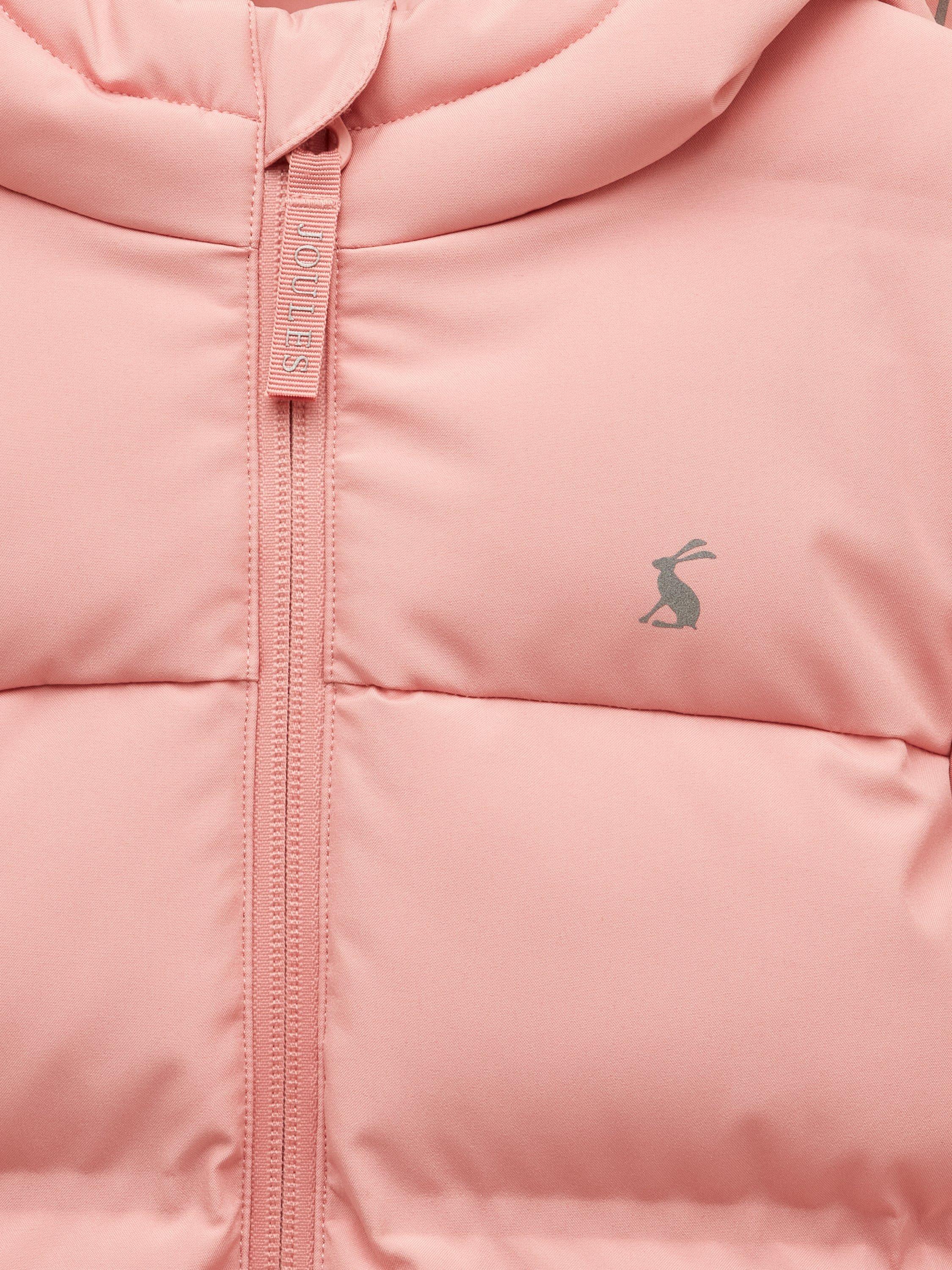 Product image 3 of 6, which shows Joules Kids' Padded Waterproof Coat, Pink, 3-4 years