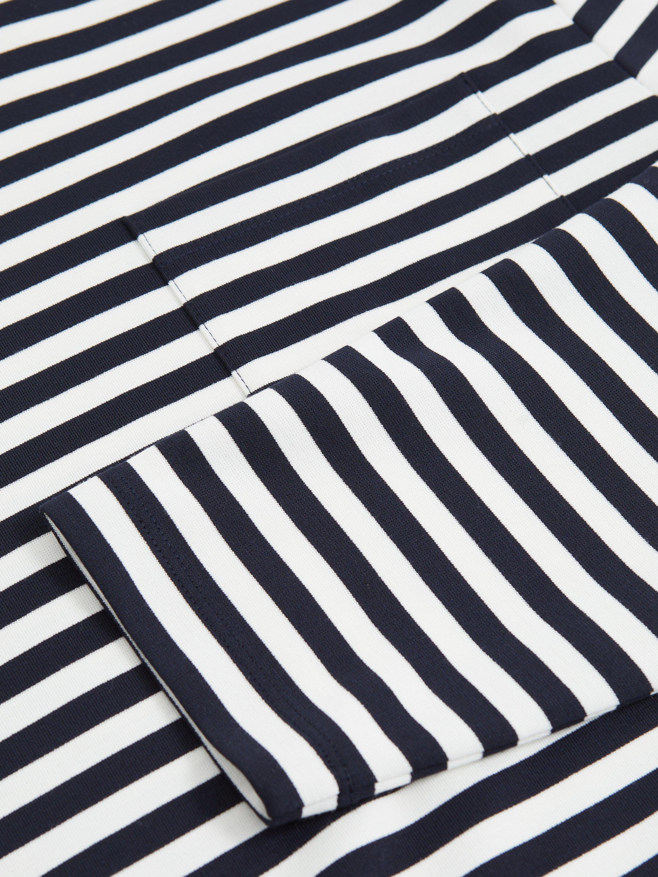 Product image 4 of 4, which shows Reiss Kenny Stripe T-Shirt, Navy/White, S