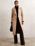 Reiss Rene Blind Seam Wool Rich Coat
