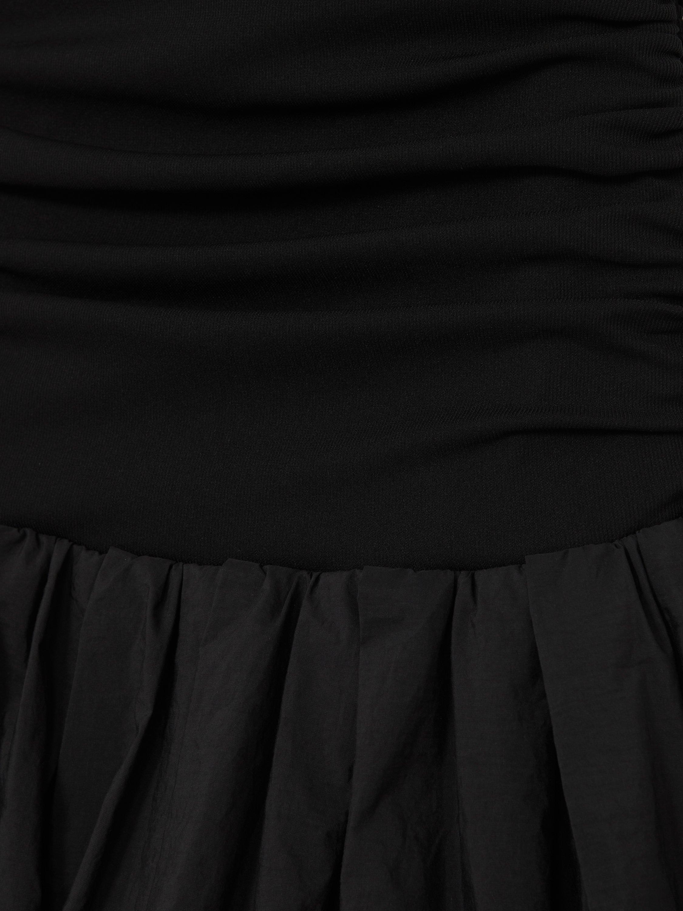 Product image 2 of 5, which shows Reiss Pellie Puffball Mini Dress, Black, 6