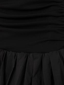 Reiss Pellie Puffball Mini Dress, Black - view 2, Black