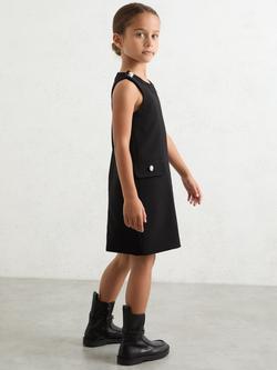 Reiss Kids' Cyrus Mini Shift Dress - view 2, Black