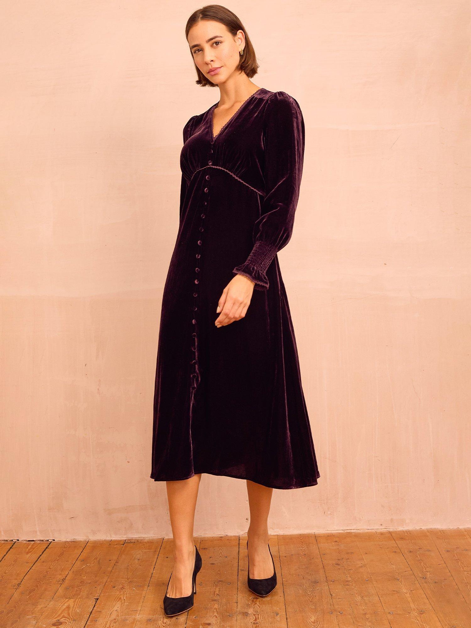 Velvet Dress John Lewis Ladies Dresses Uk Phase Eight Julia Velvet