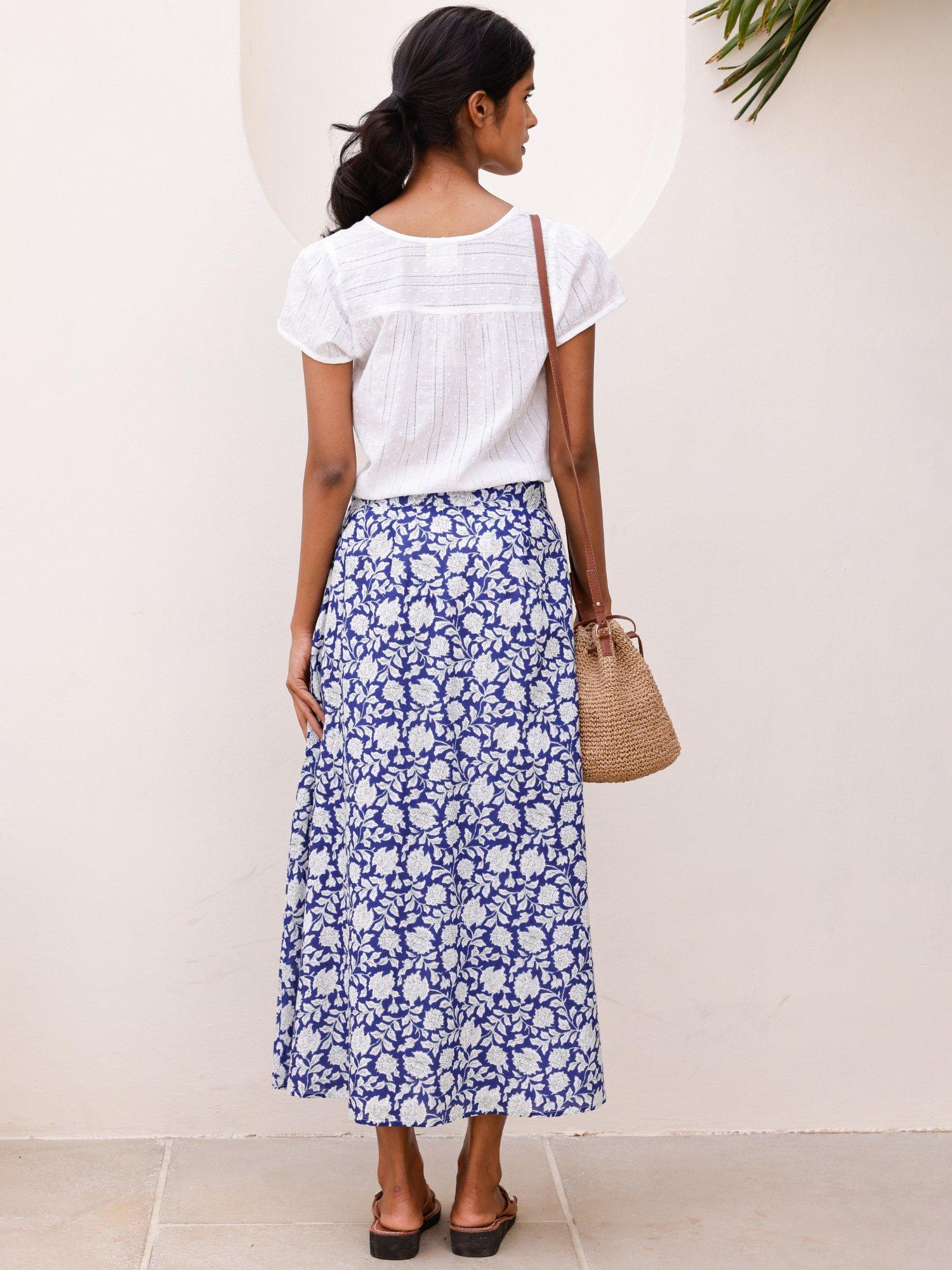 Product image 4 of 7, which shows Aspiga Lisbon Short Sleeve Crinkle Shirt, White, XS