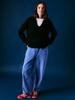 Cape Cove Cowrie Pure Merino Wool Jumper, Black