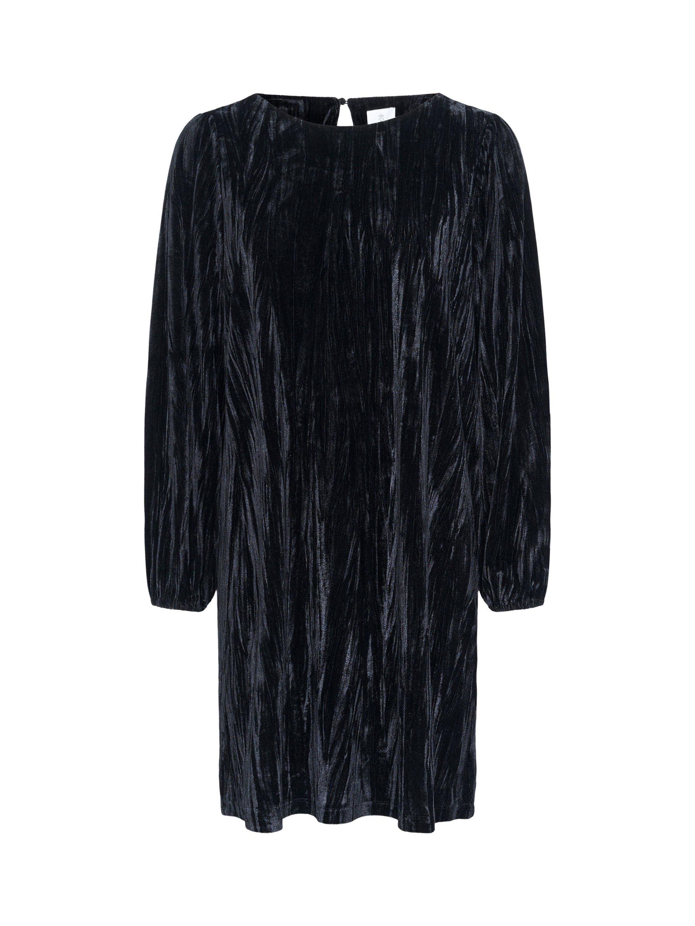 Product image 5 of 6, which shows KAFFE Elva Knee Length Swing Dress, Black Deep, XS