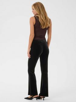 KAFFE Kelly Flared Leggings, Black Deep - view 2, Black Deep
