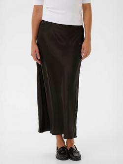 KAFFE Lotte Midi Skirt, Black Coffee, Black Coffee