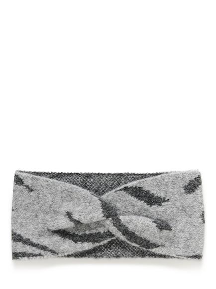 KAFFE Kids' Iduna Animal Print Headband - view 2, Grey/Black