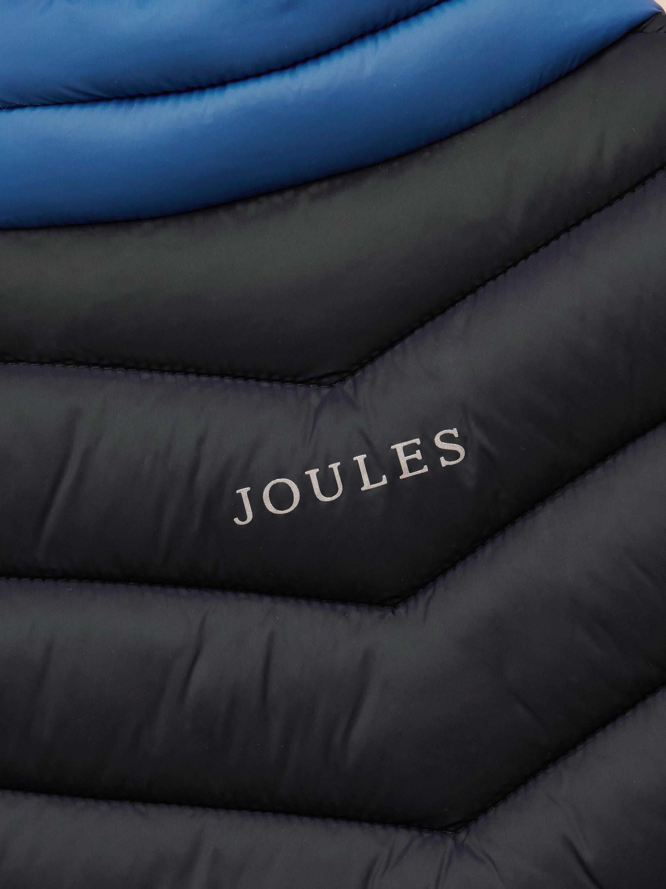 Product image 4 of 4, which shows Joules Kids' Crofton Colour Block Gilet, Multi, 1-2 years