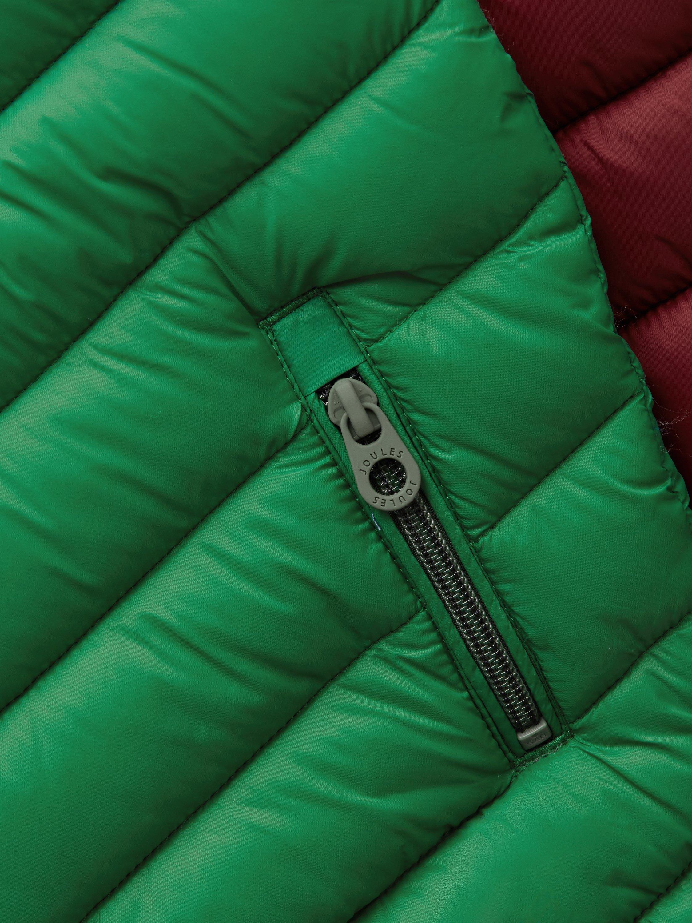 Product image 4 of 5, which shows Joules Kids' Carin Colour Block Puffer Coat, Multi, 1-2 years