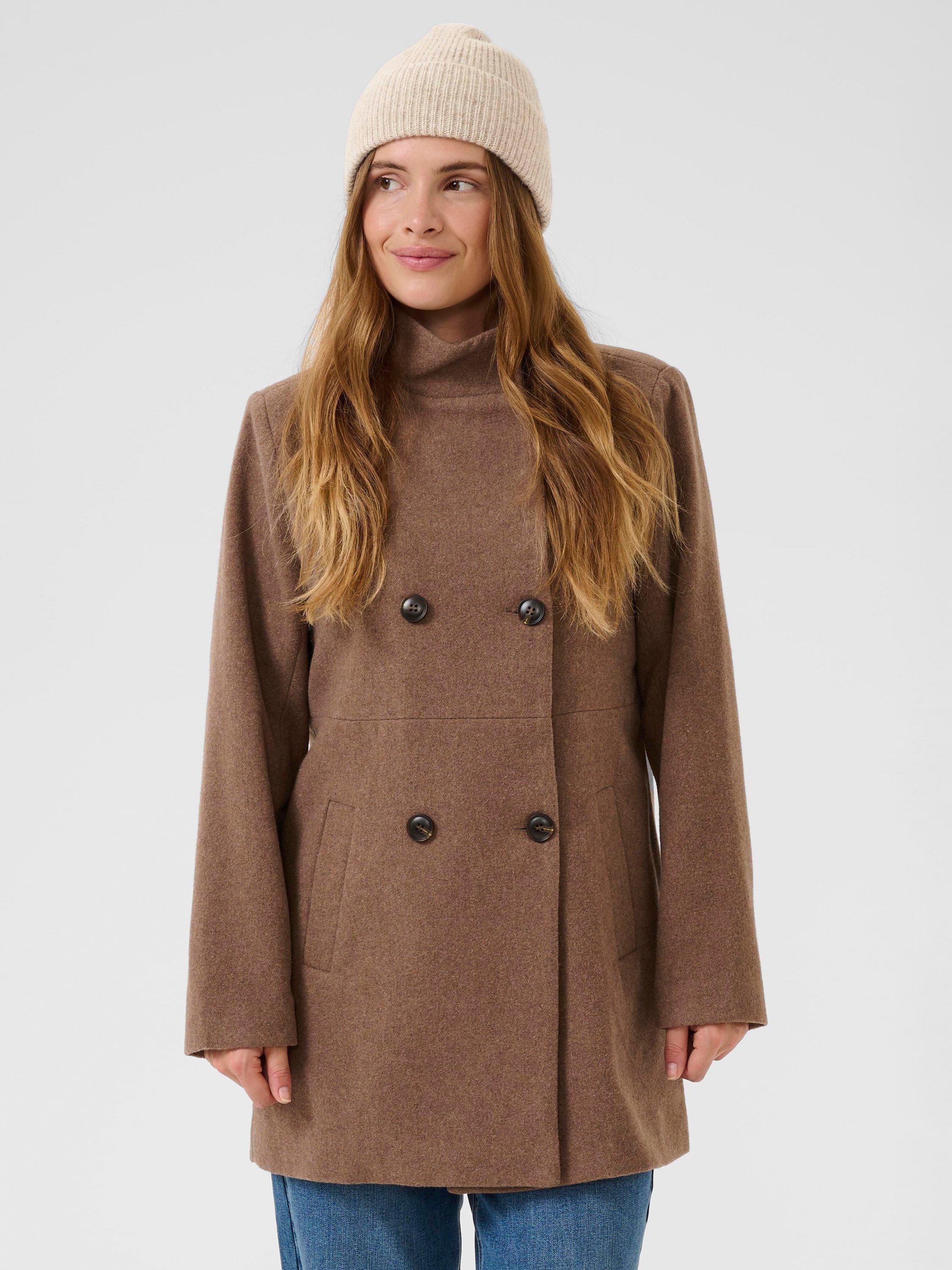 Product image 1 of 4, which shows KAFFE Icelyn Durable Blend Beanie , Moonlight Melange, One Size