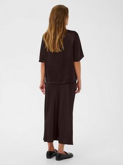 KAFFE Lotte Short Sleeve Blouse - view 2, Black Coffee