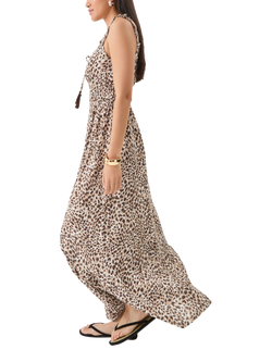 Accessorize Leopard Dress, Brown, Brown