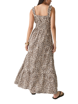 Accessorize Leopard Dress, Brown - view 2, Brown
