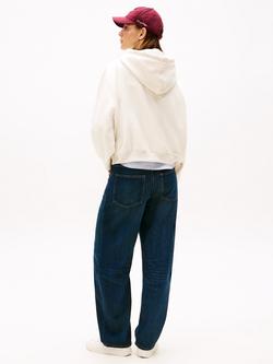 Tommy Hilfiger Classic Script Logo Hoodie, Heather Oatmilk - view 2, Heather Oatmilk