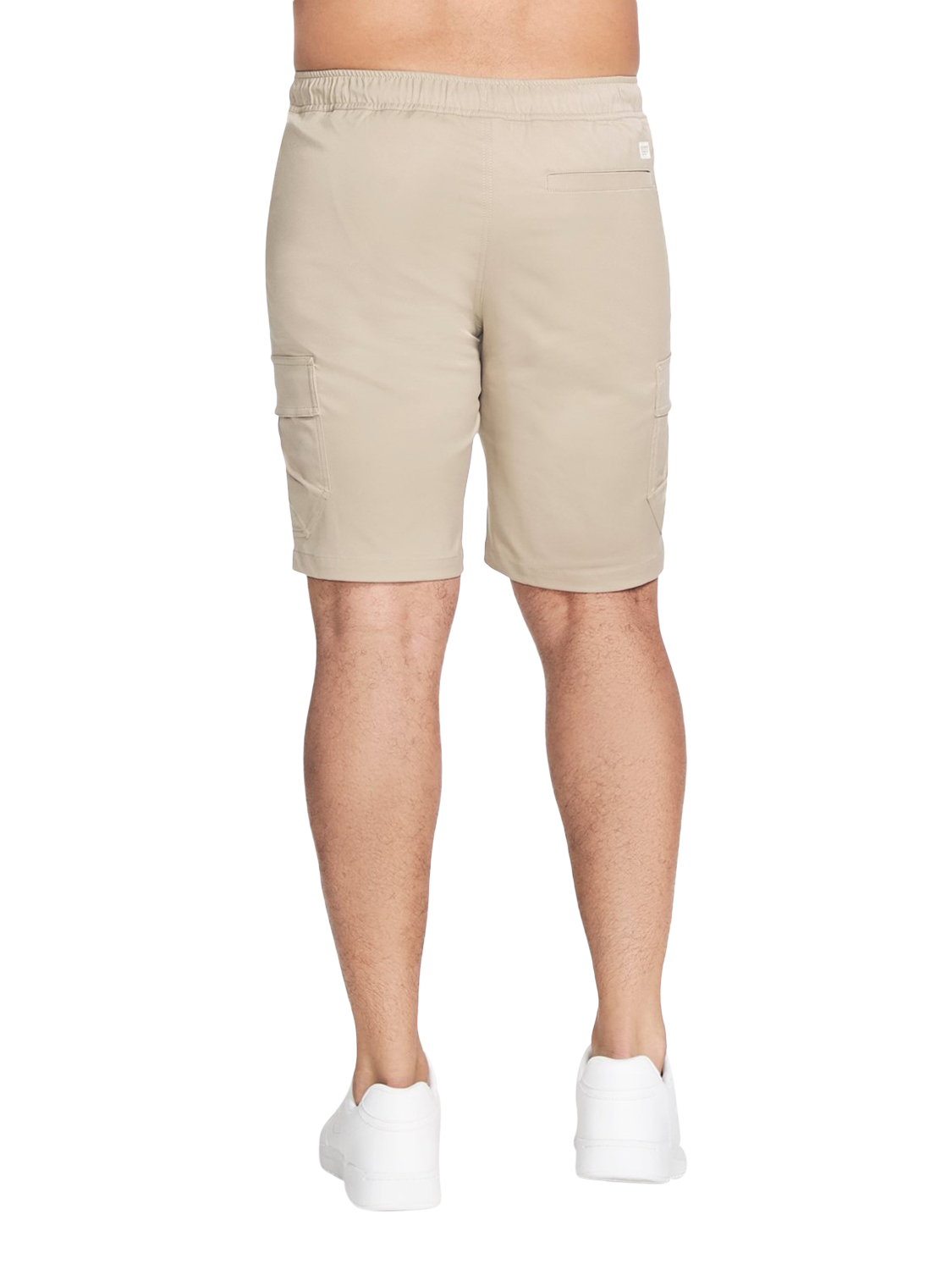 Product image 2 of 11, which shows Skechers Downtown Cargo 9" Shorts, Natural/Silver, M