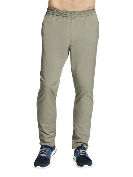 Skechers Slip-ins Downtown Classic Trousers, Olive/Grey, Olive/Grey