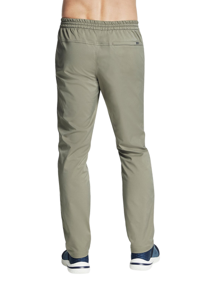 Skechers Slip-ins Downtown Classic Trousers, Olive/Grey - view 2, Olive/Grey