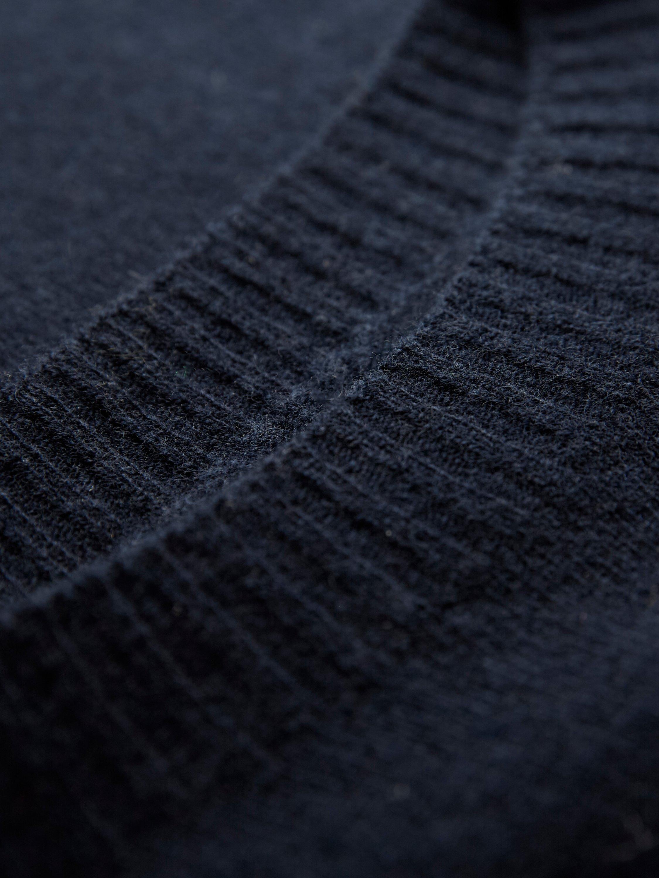 Product image 3 of 3, which shows Celtic & Co. Slouch Pure Wool Jumper, Navy, XS