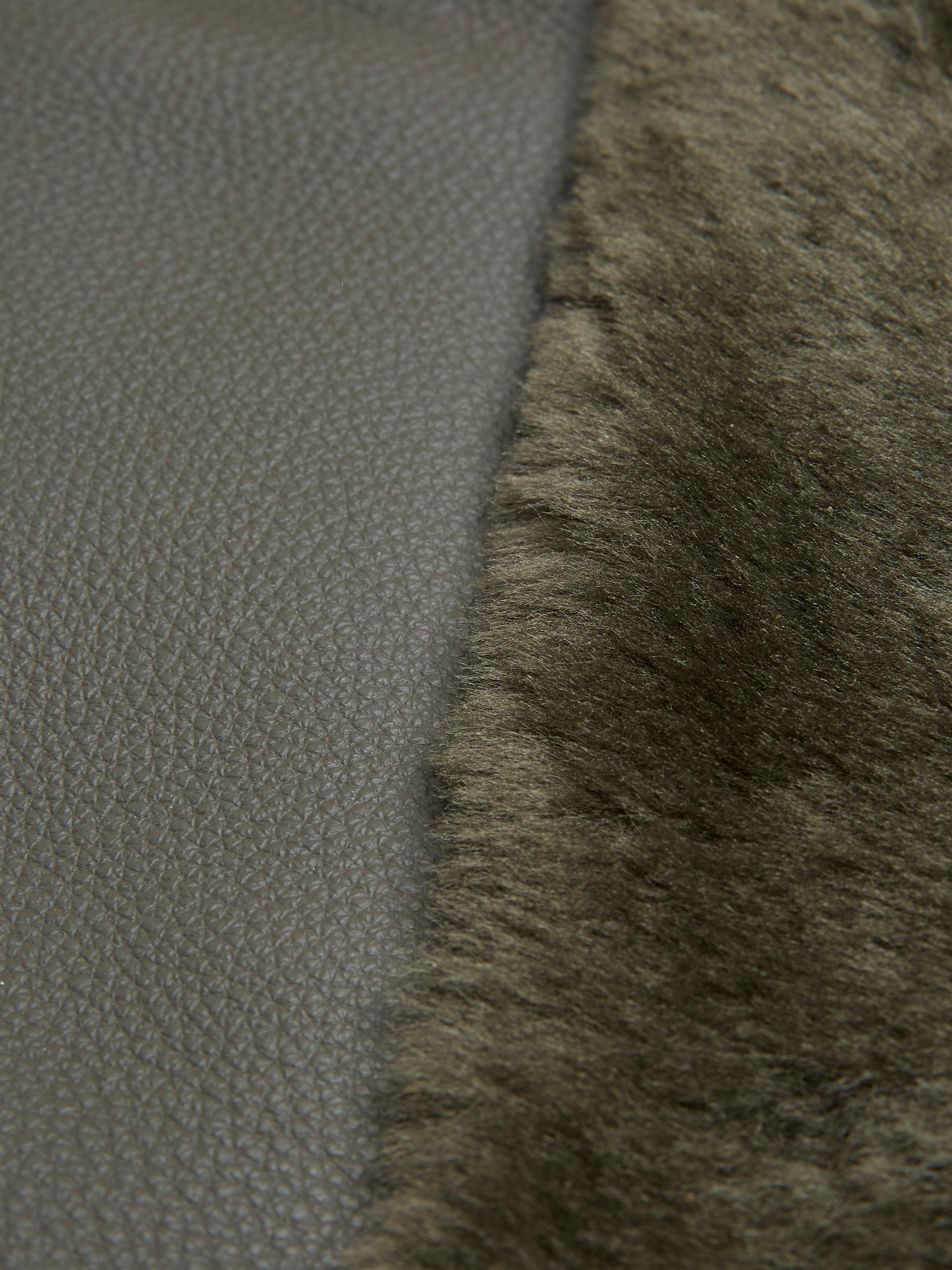 Product image 6 of 8, which shows Celtic & Co. Leather Suede Shopper Bag, Olive, One Size