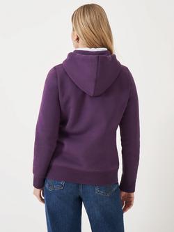 Crew Clothing Supersoft Classic Hoodie, Berry Red - view 2, Berry Red