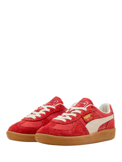PUMA Palermo Suede Trainers, Candy Apple/Gum - view 2, Candy Apple/Gum