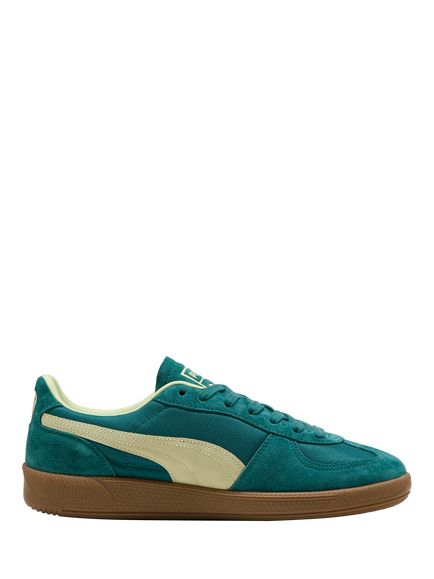 PUMA Palermo Suede Trainers, Emerald Ice/Gum, Emerald Ice/Gum