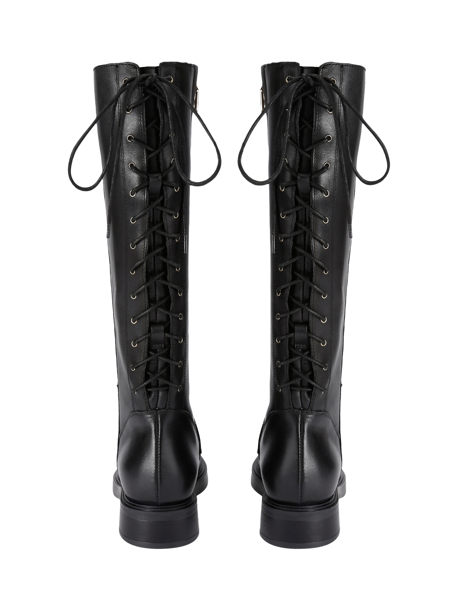 Product image 4 of 5, which shows Carvela Trento Leather Knee High Boots, Black, 3