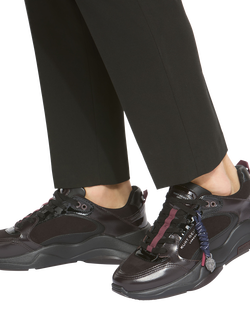 Kurt Geiger London Royston Lace Up Trainers, Dark Brown - view 2, Dark Brown