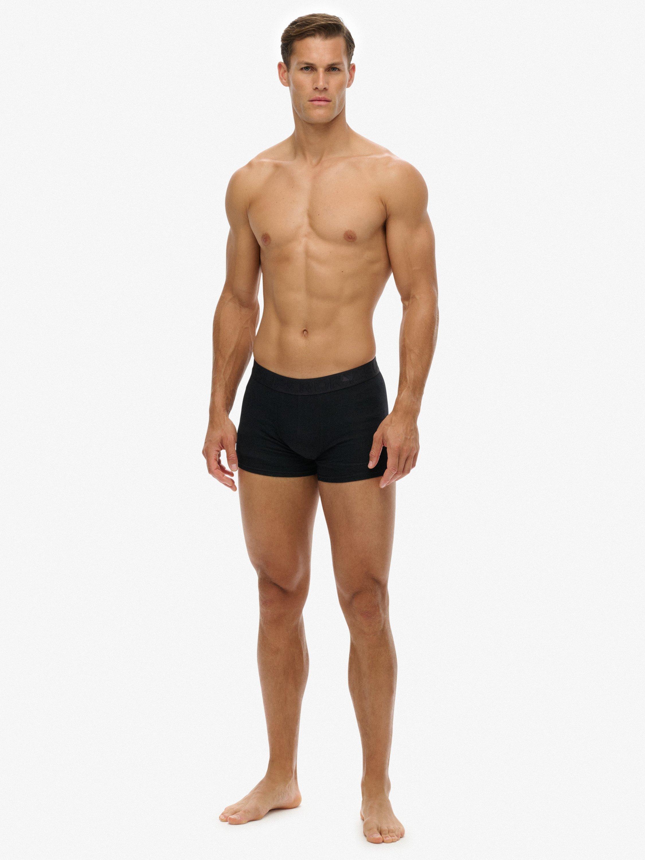 Product image 3 of 3, which shows Superdry Classic Boxer Triple Pack, Black, S