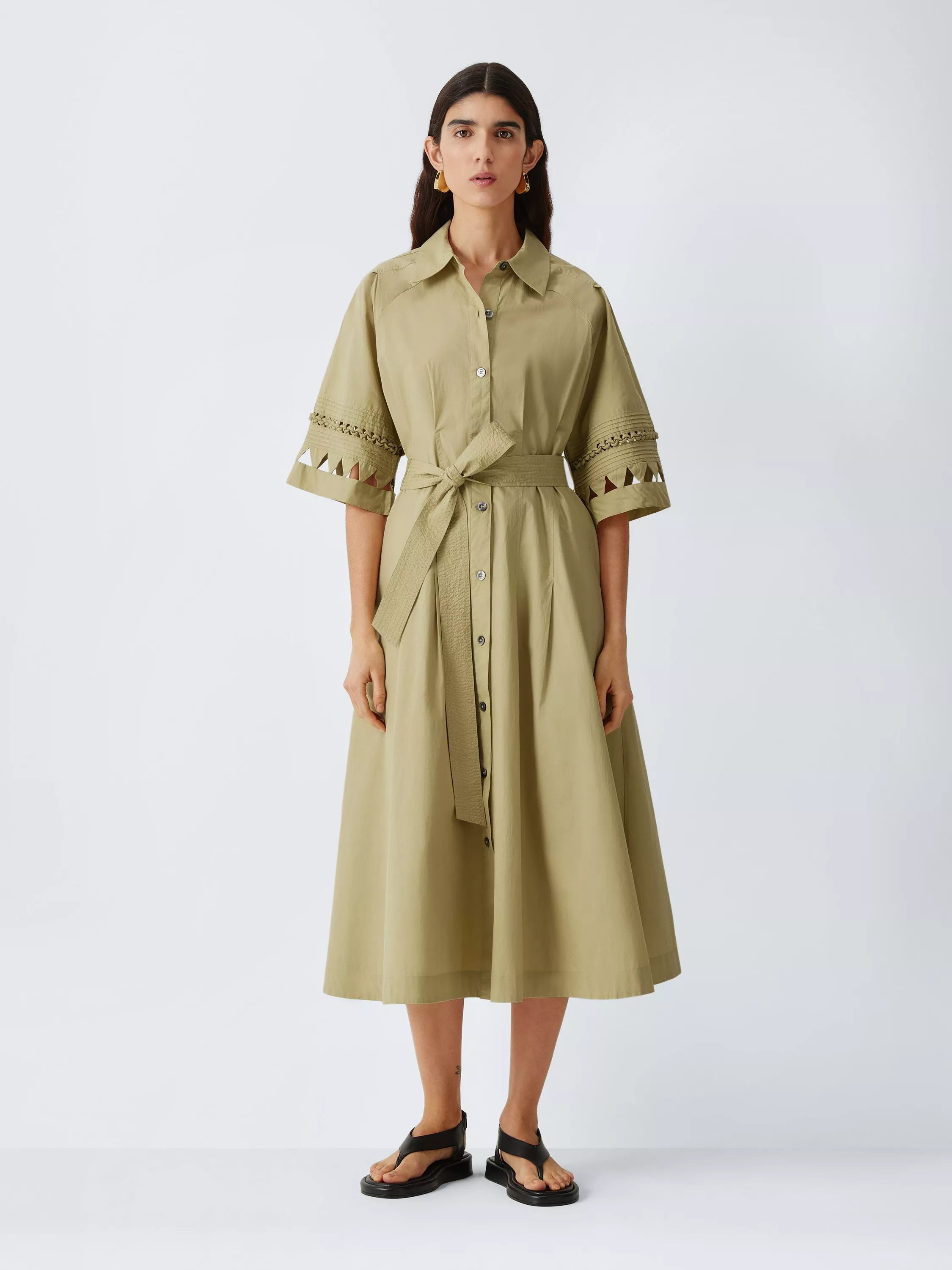 Collared Green Dresses | John Lewis & Partners