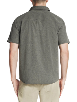 Skechers GO WALK Air Short Sleeve Shirt - view 2, Olive/Grey