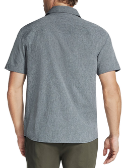 Skechers GO WALK Air Short Sleeve Shirt - view 2, Black/Charcoal