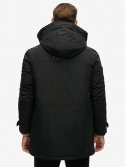 Superdry Zip Parka Jacket - view 2, Black