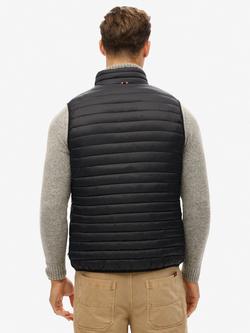 Superdry Fuji Lite Gilet - view 2, Jet Black