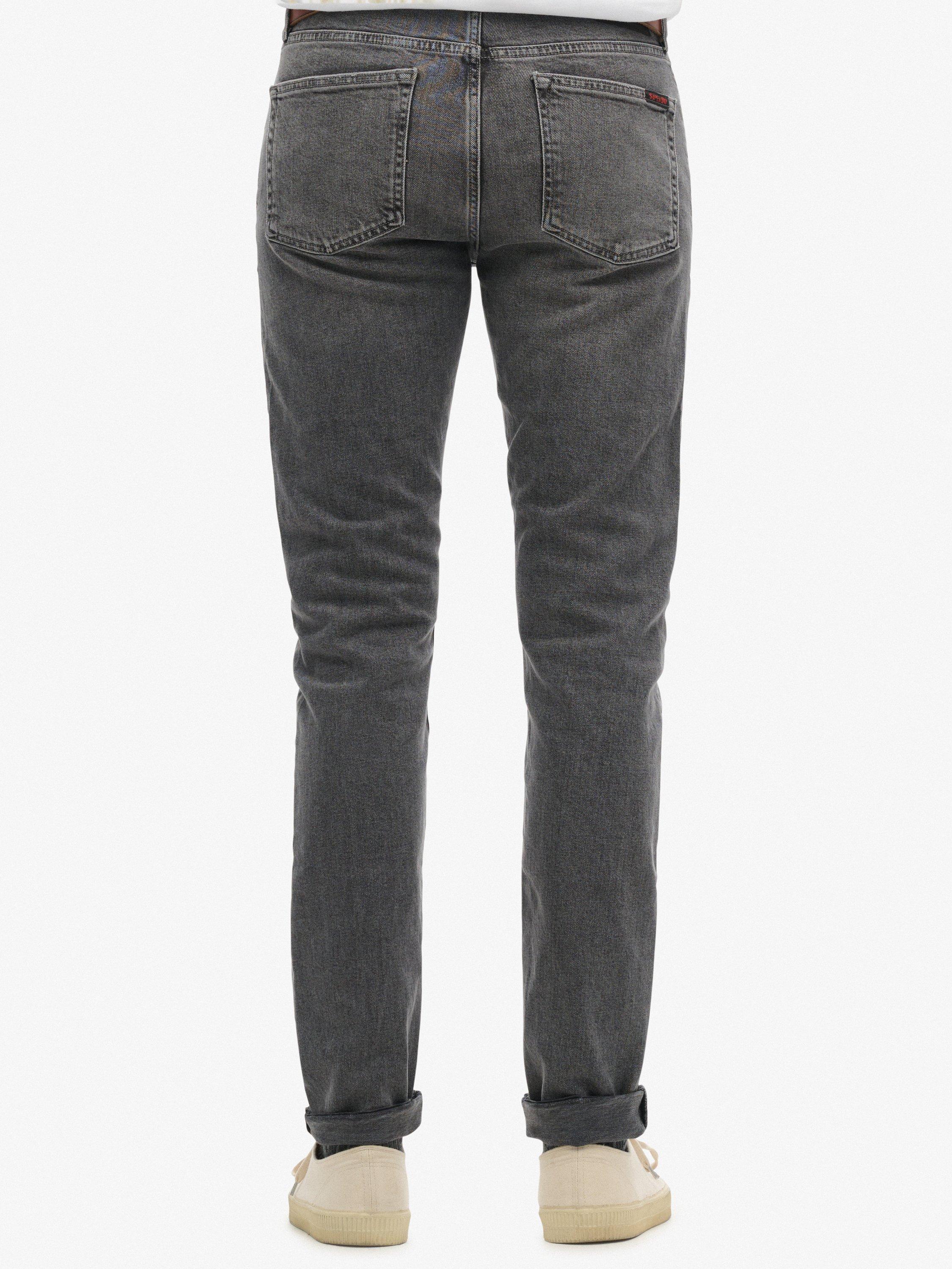 Product image 4 of 5, which shows Superdry Vintage Slim Jeans, Clinton Used Grey, W28/L32