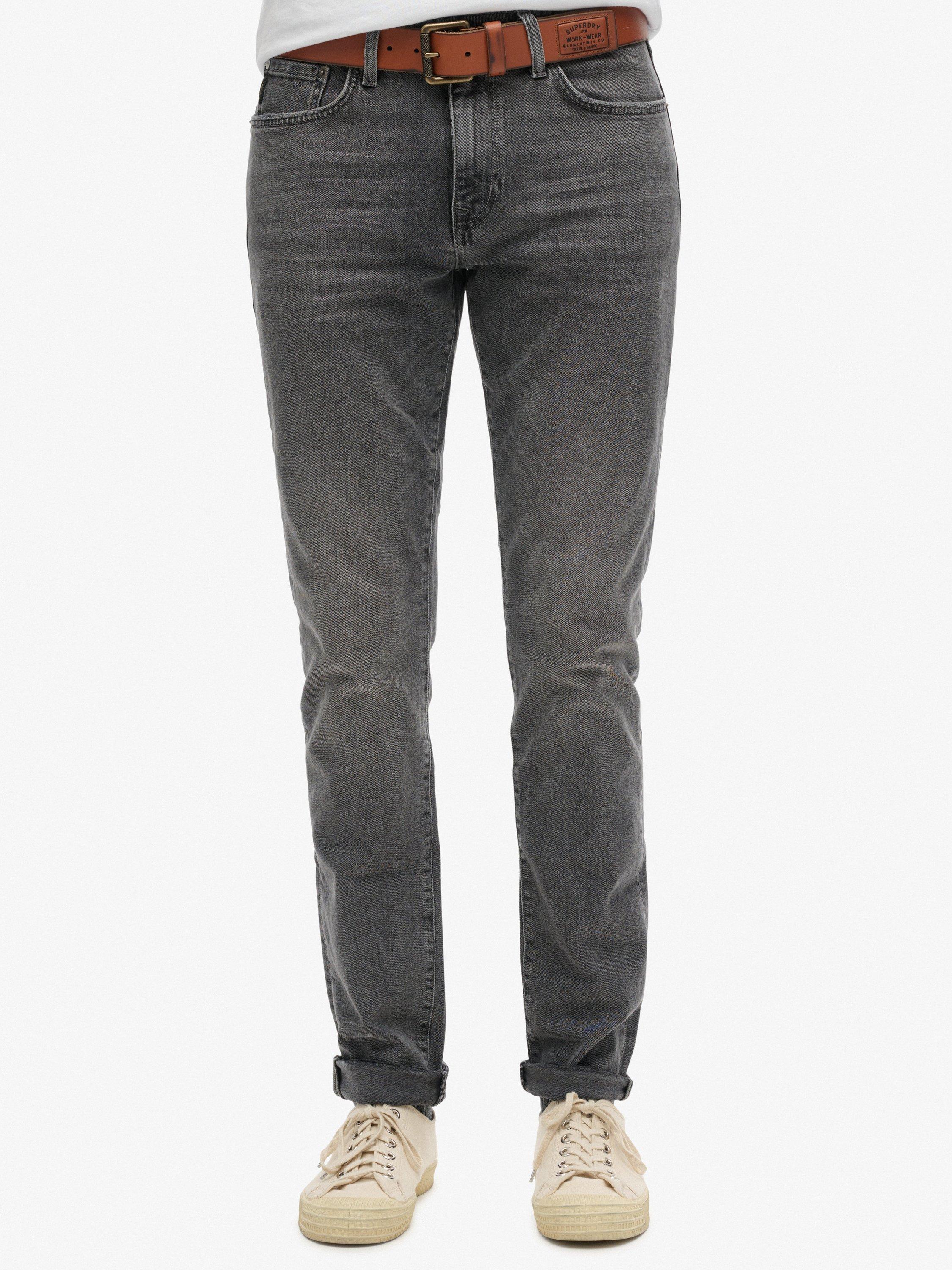 Product image 5 of 5, which shows Superdry Vintage Slim Jeans, Clinton Used Grey, W28/L32