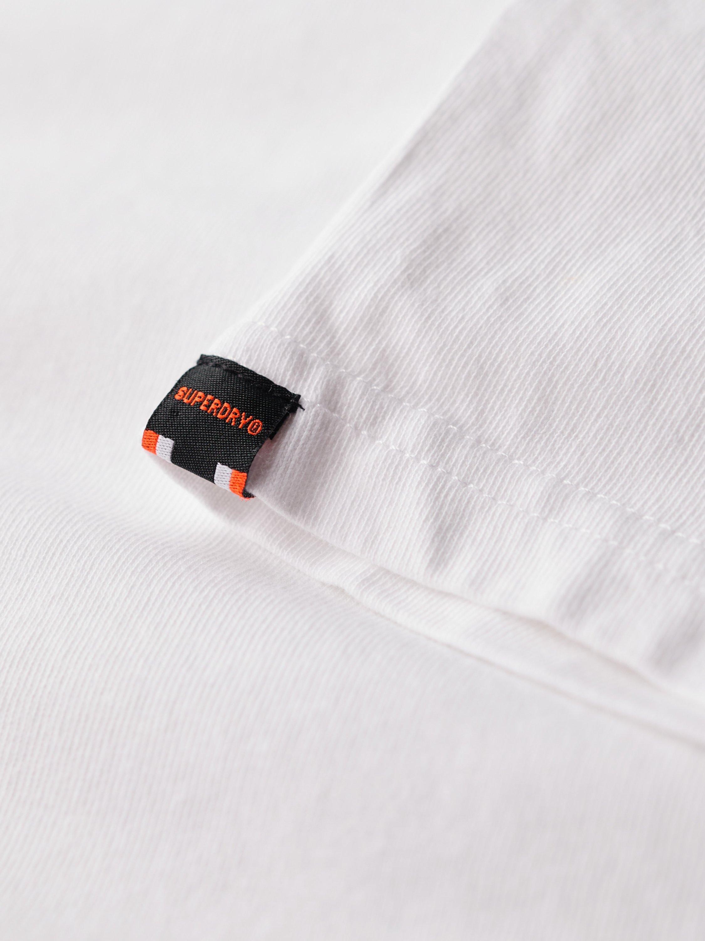 Product image 5 of 5, which shows Superdry Cotton Essential Jersey Polo Top, Optic, S