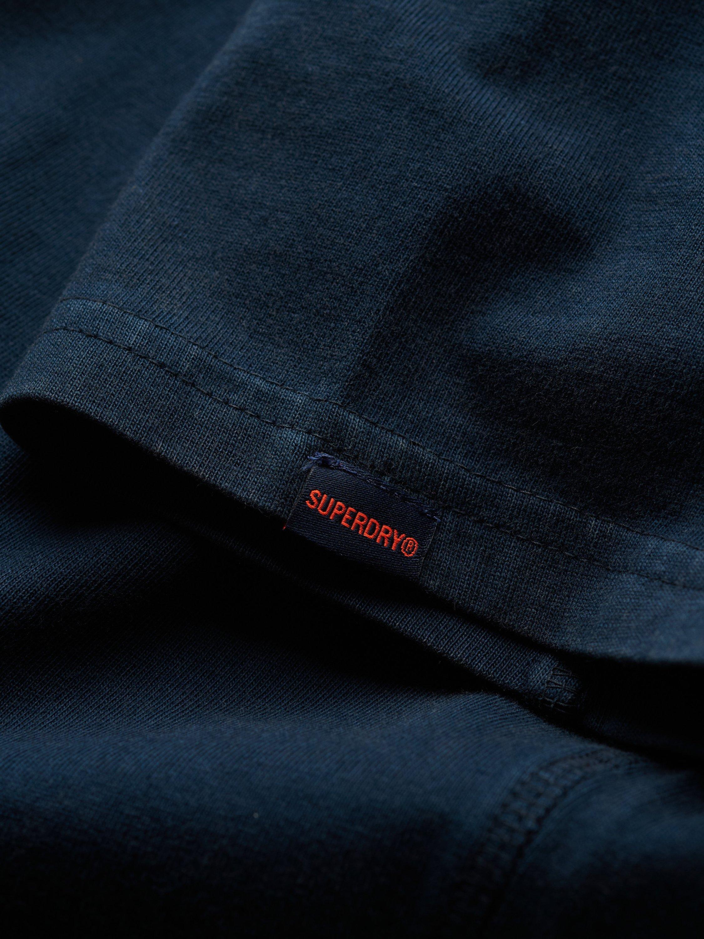 Product image 5 of 5, which shows Superdry Cotton Essential Jersey Polo Top, Eclipse Navy, S