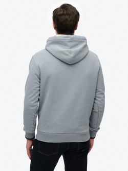 Superdry Cotton Athletic Essentials Hoodie - view 2, Blue Grey
