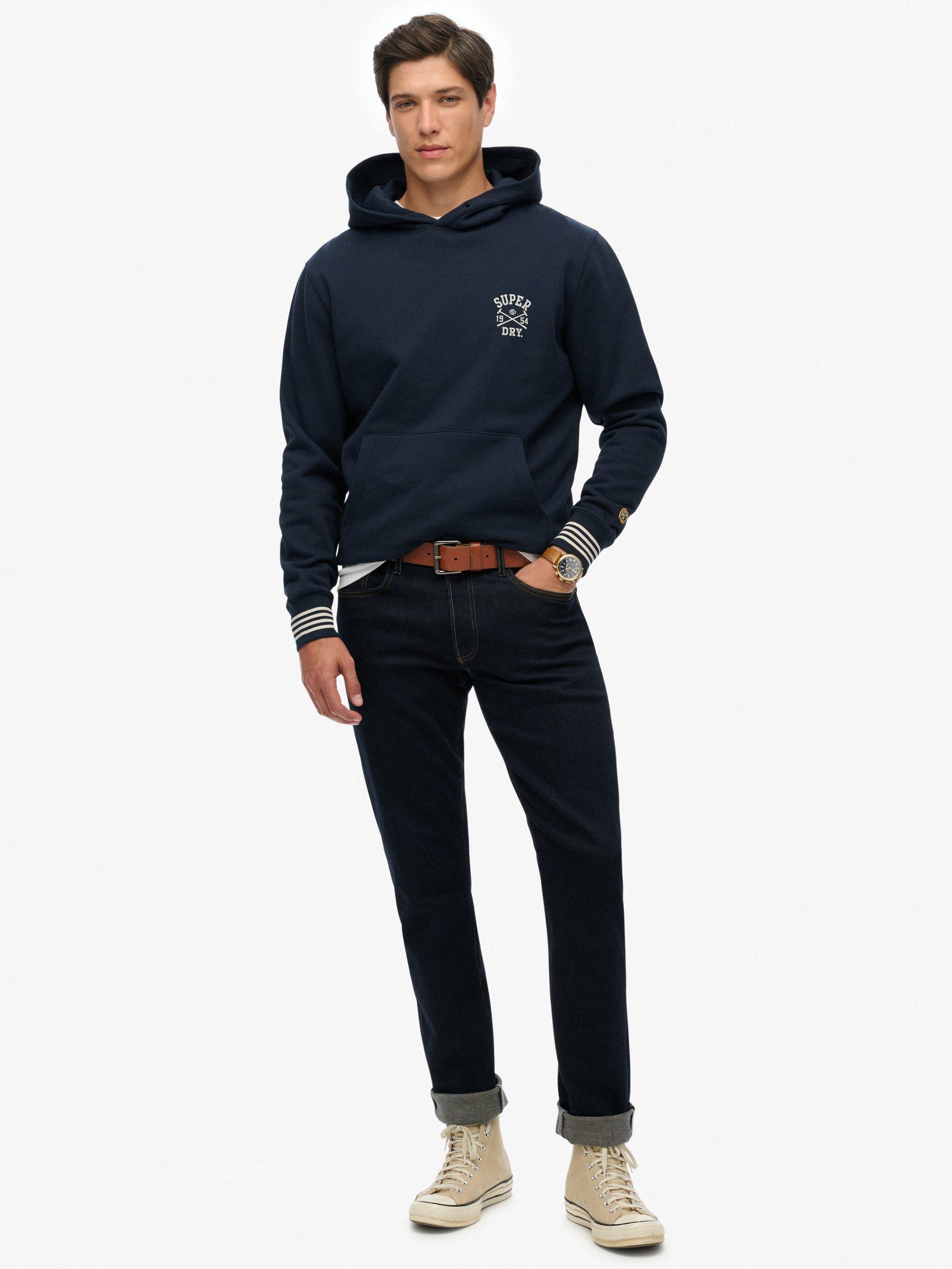 Product image 3 of 5, which shows Superdry Cotton Athletic Club Hoodie, Nautical Navy, S