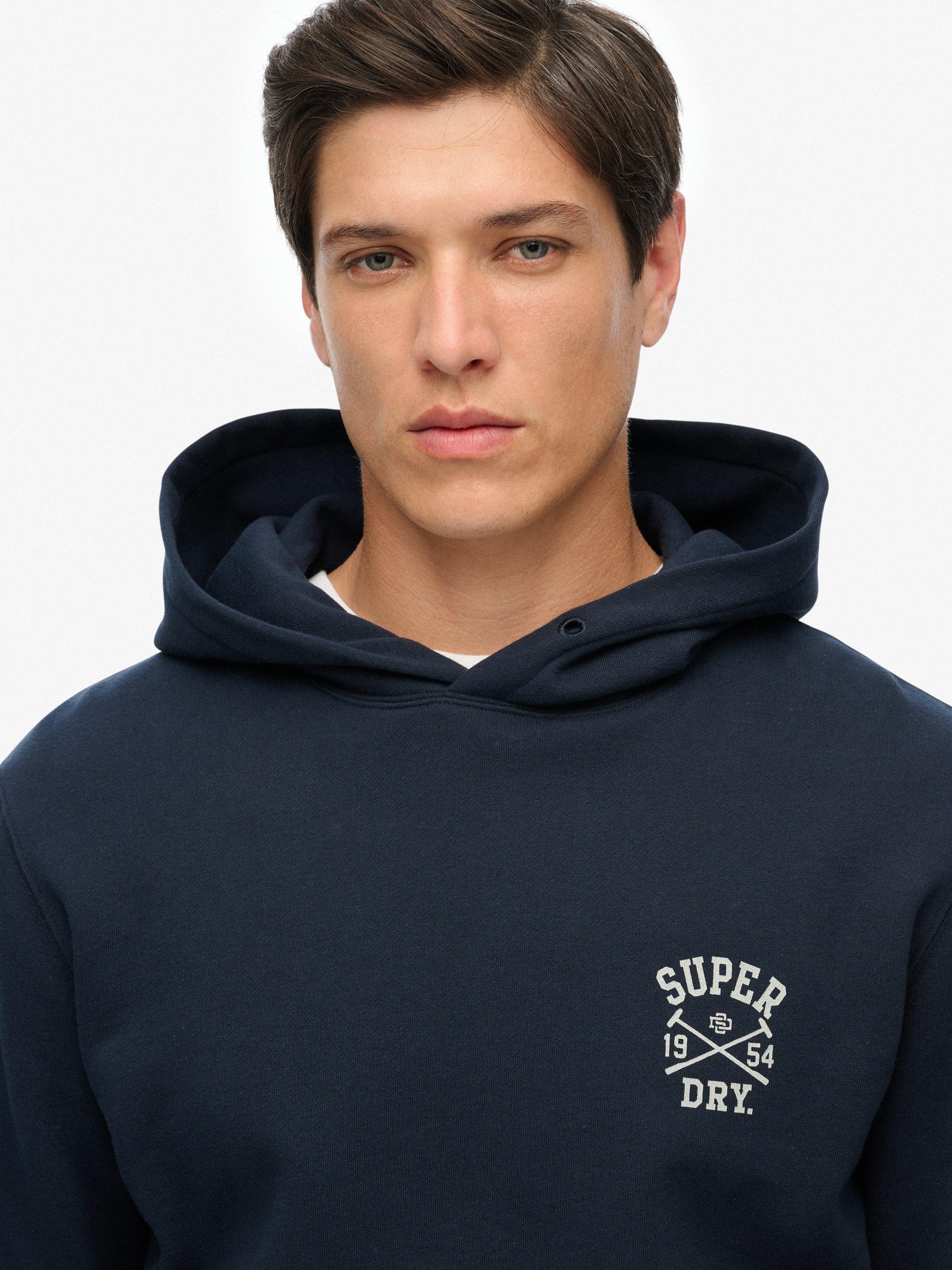 Product image 4 of 5, which shows Superdry Cotton Athletic Club Hoodie, Nautical Navy, S