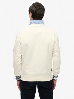 Superdry Cotton Athletic Club Crew Sweatshirt - view 2, Off White