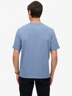 Superdry Cotton Vintage Athletic Essential Graphic T-Shirt - view 2, Moonlight Blue