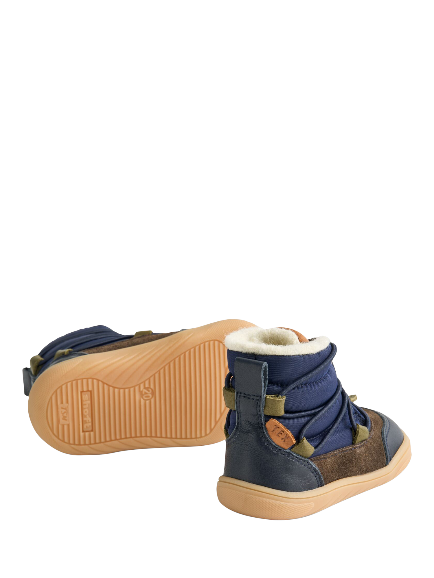 Product image 5 of 5, which shows WHEAT Kids' Milan Lined Winter Boots, Navy, EU19