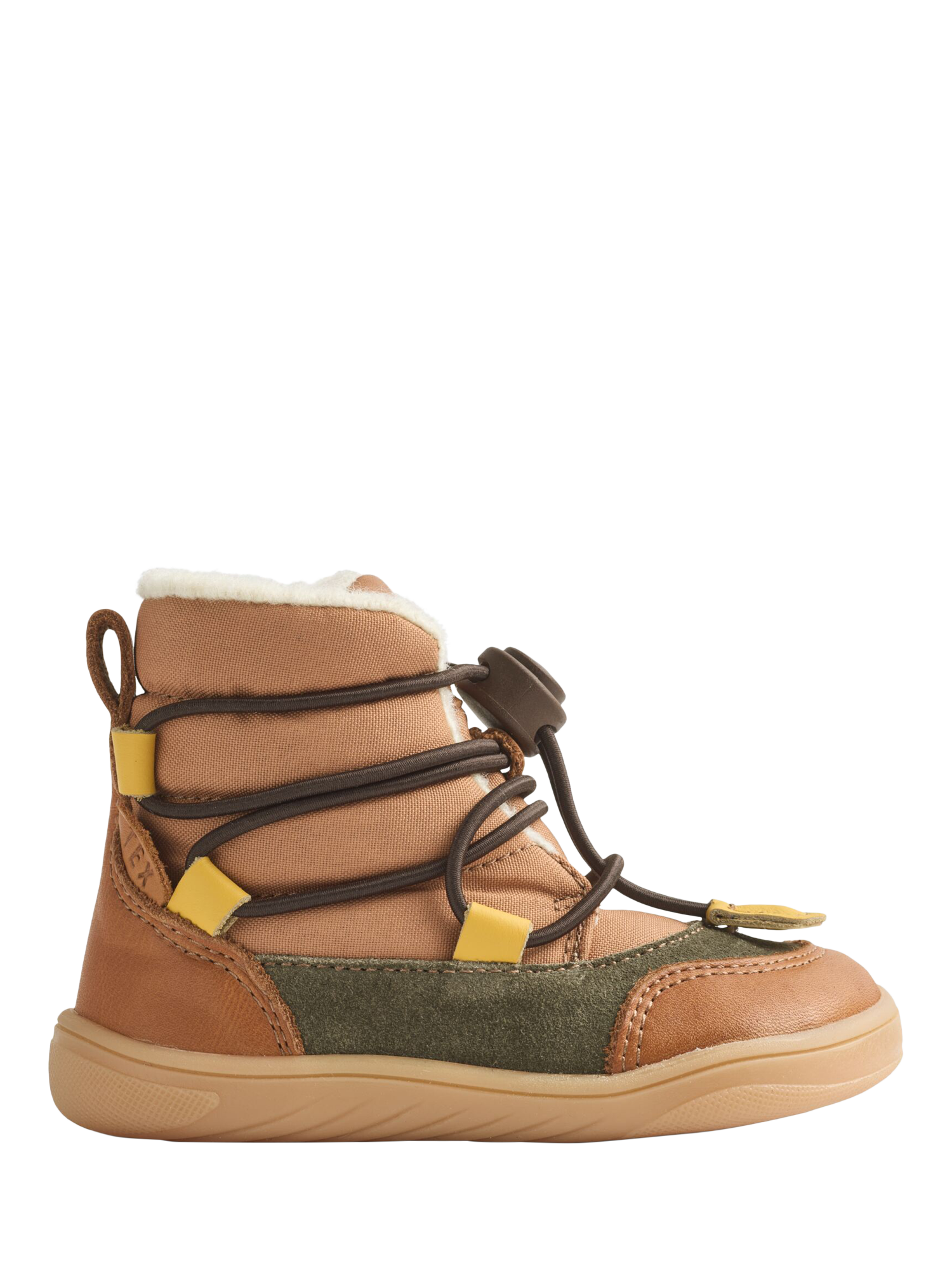 Product image 1 of 2, which shows WHEAT Kids' Milan Wool Lined Winter Boots, Cognac, EU19